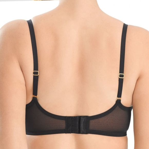 Natori Smooth Scroll Bra 30G black nwot - Picture 6 of 12